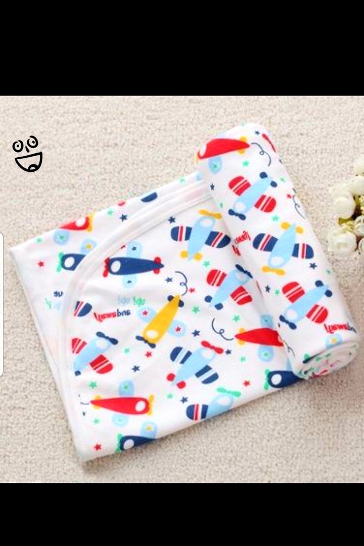 Трикотажное одеяло / покрывало для ребенка/ пеленка после ванны