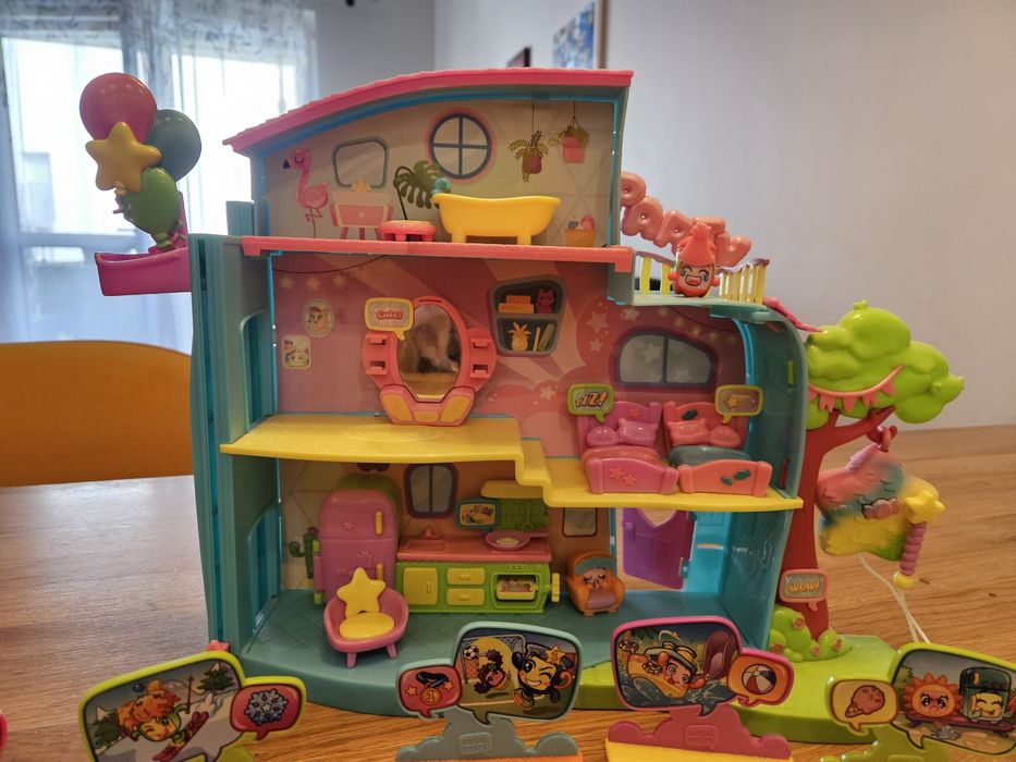 Urodzinowy domek moji pops+scenki+ moji popsy