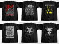 Metallica Venom Aborted Slayer Mayhem Black Death Heavy metal koszulka