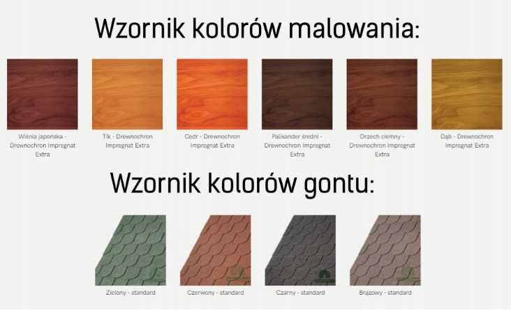 Domek ogrodowy Drewnolandia 580 x 600 cm