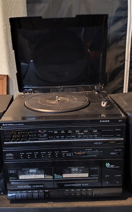 Aparelhagem a funcionar