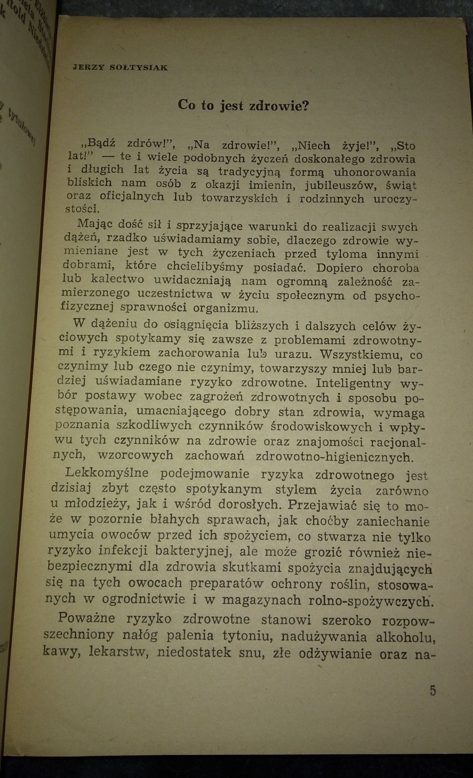 Droga ku zdrowiu - Jerzy Sołtysiak