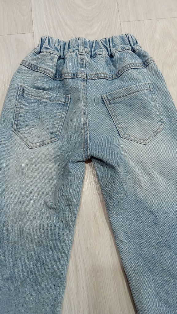 Модні джинси палаццо на дівчинку 5 років зріст 110 см