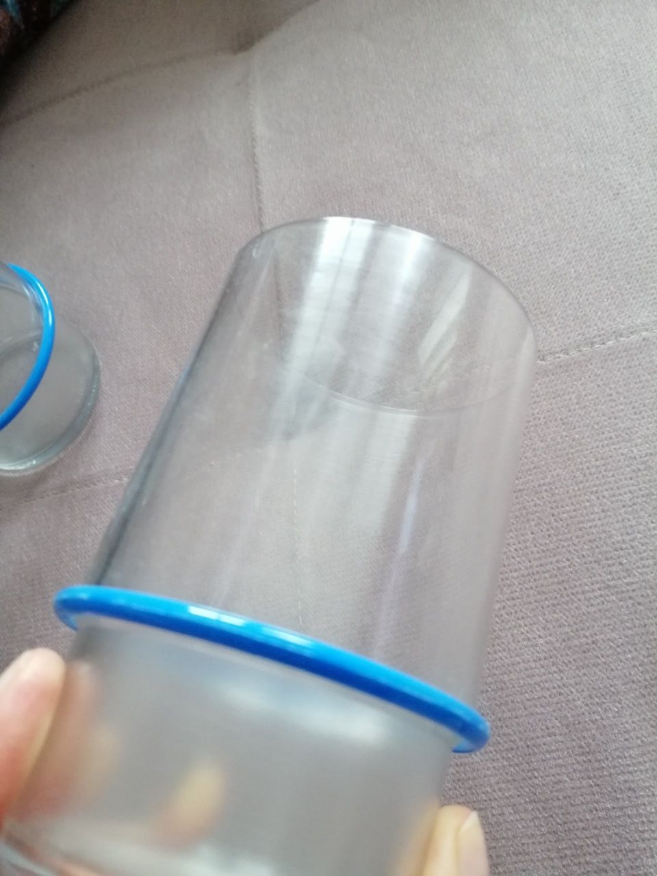 Kubek szklanka 2 sztuki 400 ml z kolekcji Tupperware - używane