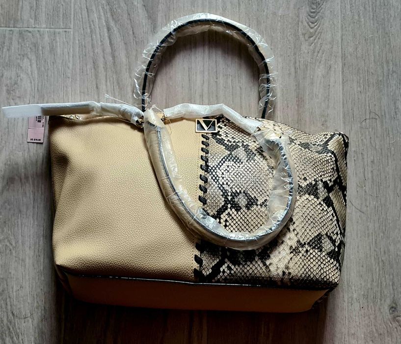 Сумка Victoria's Secret. Нежный бежевый принт