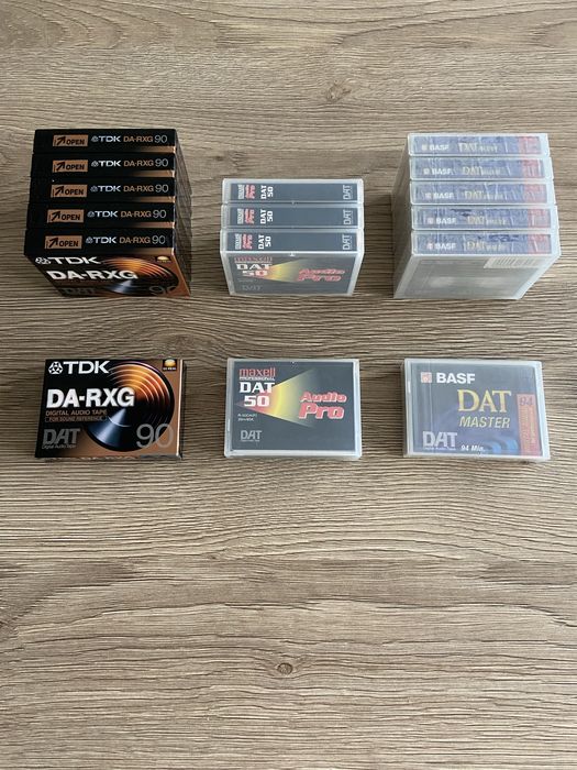 Cassetes DAT - TDK , Maxell e BASF