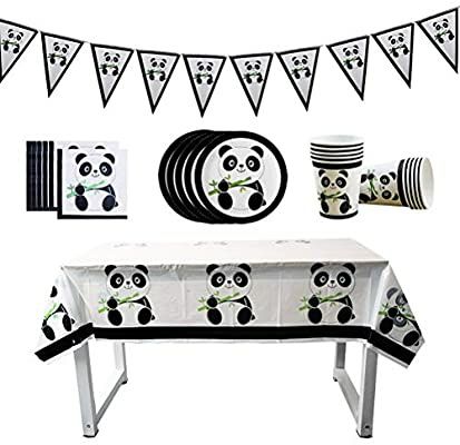 Conjunto decorativo do Panda - Ideal para Festas!