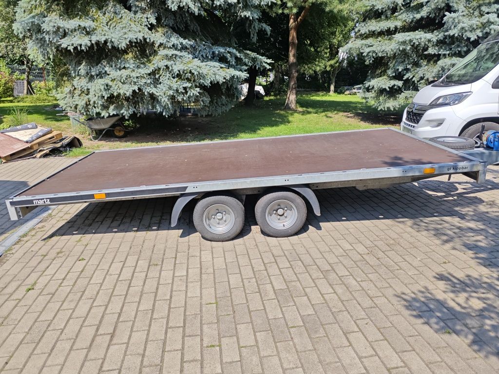 Laweta samochodowa Martz GT KIPPBAR 420/S - dwuosiowa, niska, uchylna