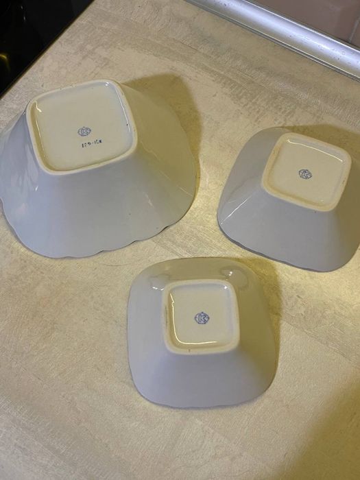 Набір салатниць, коростенський фарфор