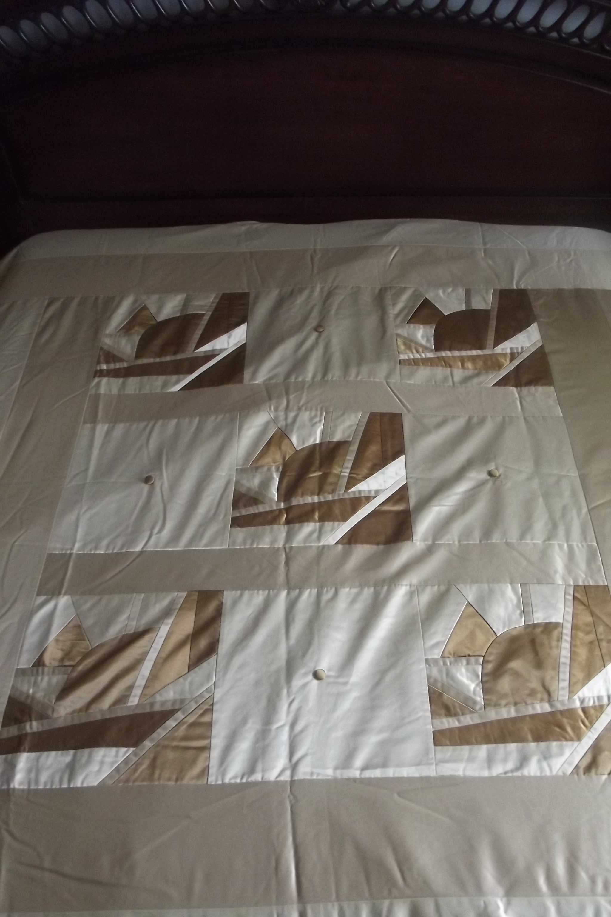 EXTRA narzuta na łóżko patchwork 210X230 2 jaśki 2 poduszki
