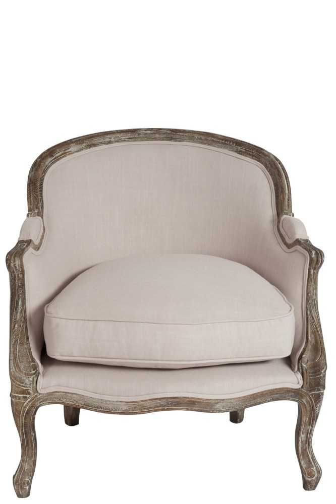 Queen Anne fotel  J-line Belldeco Blanc Mariclo Chic Antique