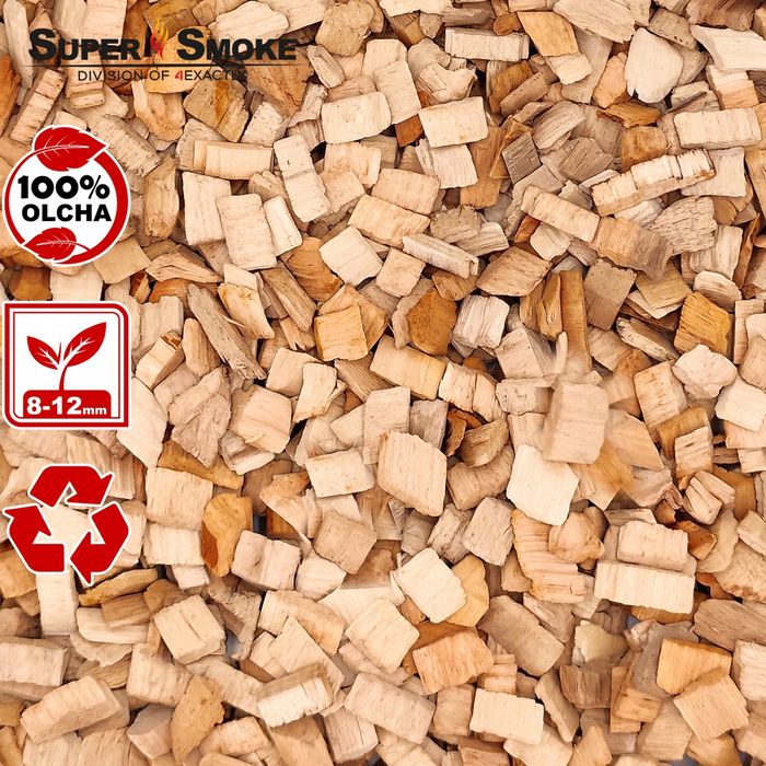 Zrębki Wędzarnicze Super Smoke OLCHA KL-13 (12-18mm) XL 4L Kraft