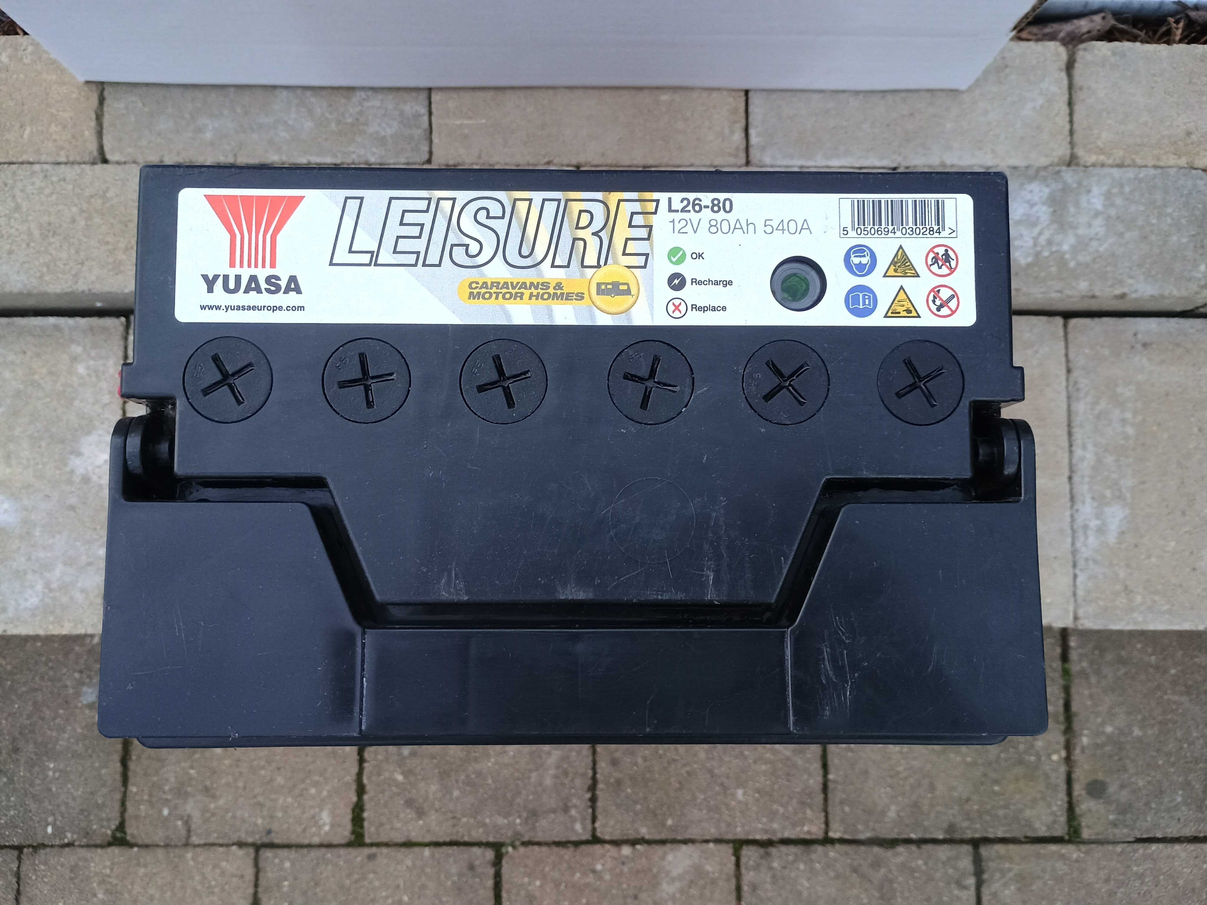 Akumulator YUASA 80Ah 540A (EN) - 12V  L+