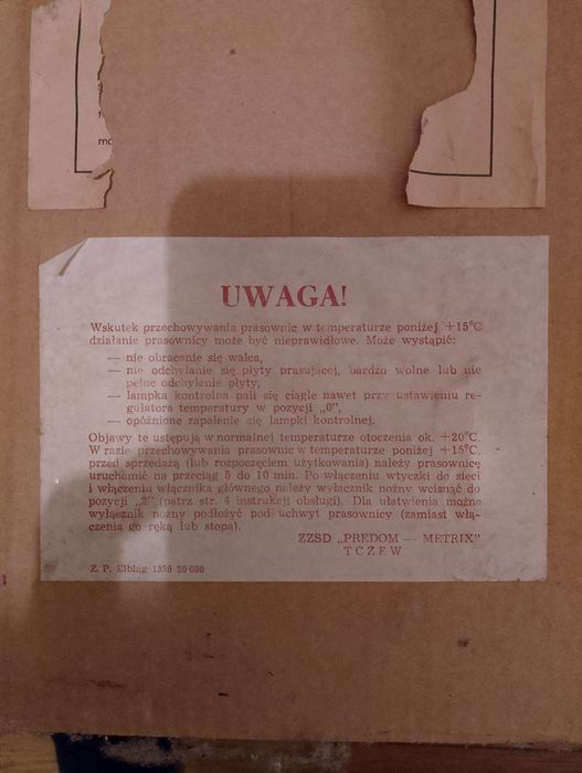 Magiel Prasowalnica Predom Metrix 174