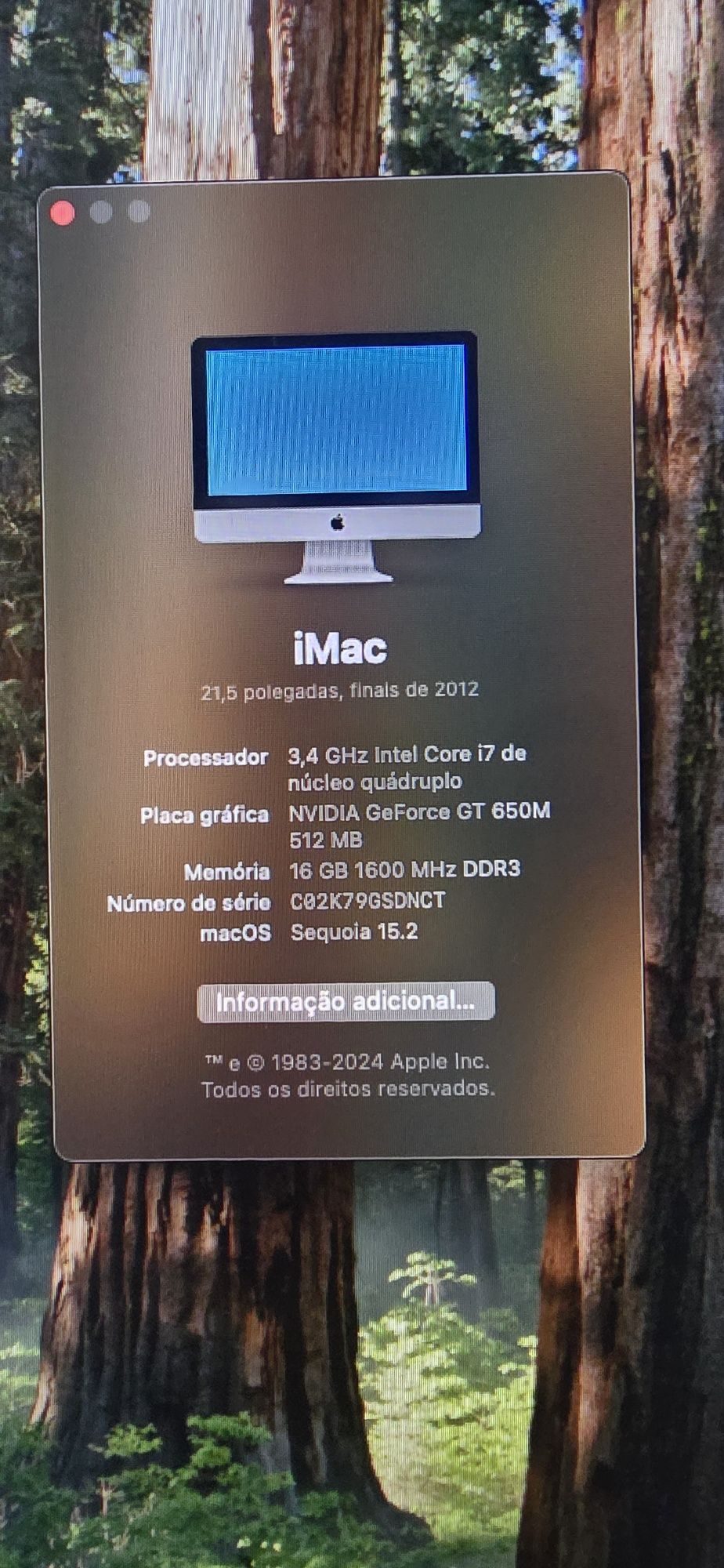 Vendo imac topo de gama