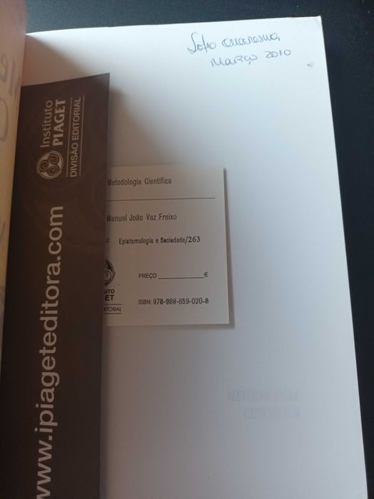 "Metodologia Científica: Fundamentos Métodos e Técnicas" Manuel Freixo