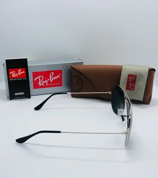 Солнцезащитные очки Ray Ban Aviator Large Metal 3025 Silver 58м стекло