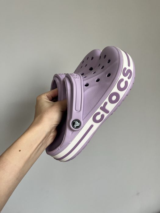Crocs bayaband lavender m6w8 38 крокси баябенд лаванда жіночі