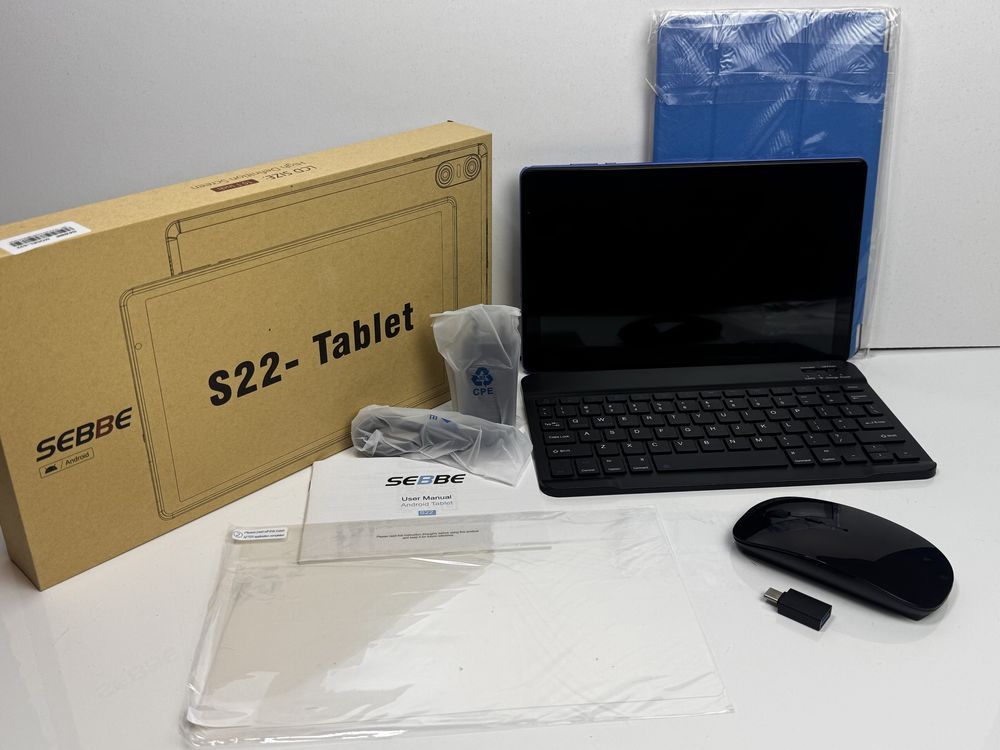 Планшет 5G 10.1" Sebbe S22 12/128Gb 8 ядер 6000 mAh Android 13 Синій
