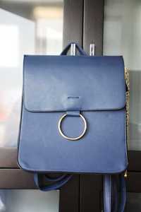 Mochila azul c etiqueta da HSN Vogue Hand Bag angela