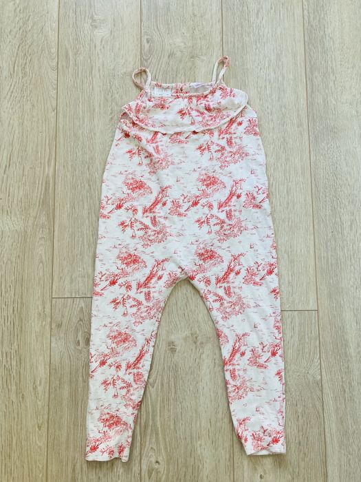 ZARA kombinezon dla dziewczynki 100% bawełna letni r. 98 2-3 lat