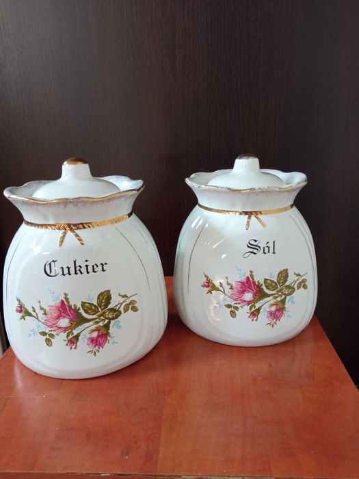 Chodzież pojemnik na sól cukier duży