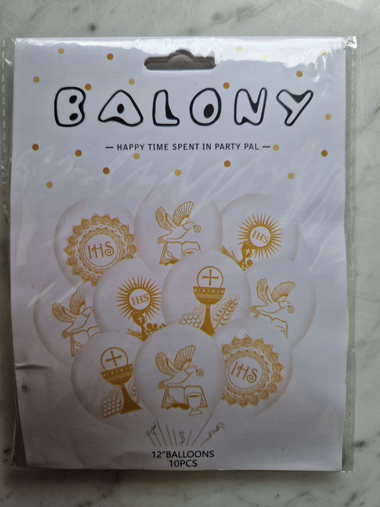 Balony Pierwsza Komunia Święta