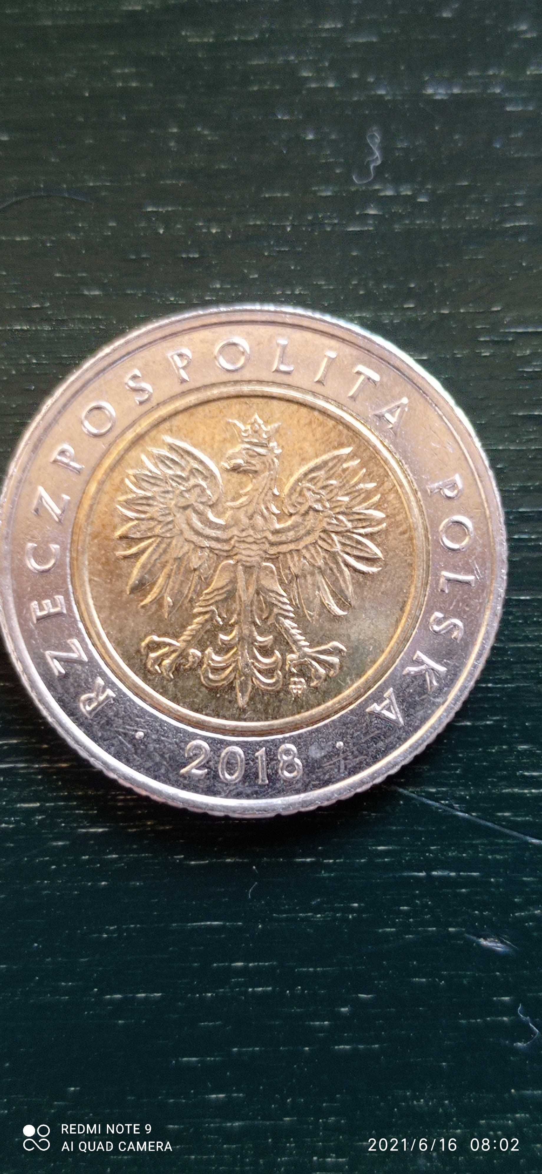 Destrukt menniczy 5 złotych