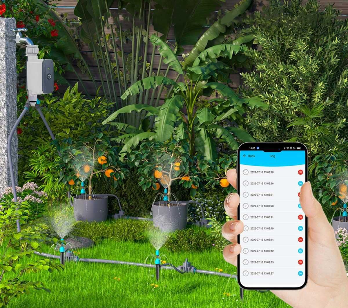 Inteligentny ZAWÓR WODY system nawadniania SMART Tuya