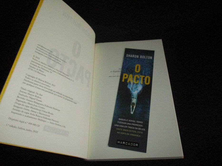 Livro O Pacto Sharon Bolton