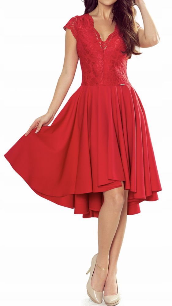 Sukienka czerwona Numoco ( Nowa  ) rozmiar 36