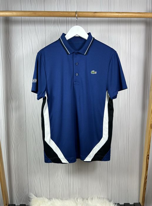 Lacoste Sport поло з красивим дизайном Оригінал! Розмір М