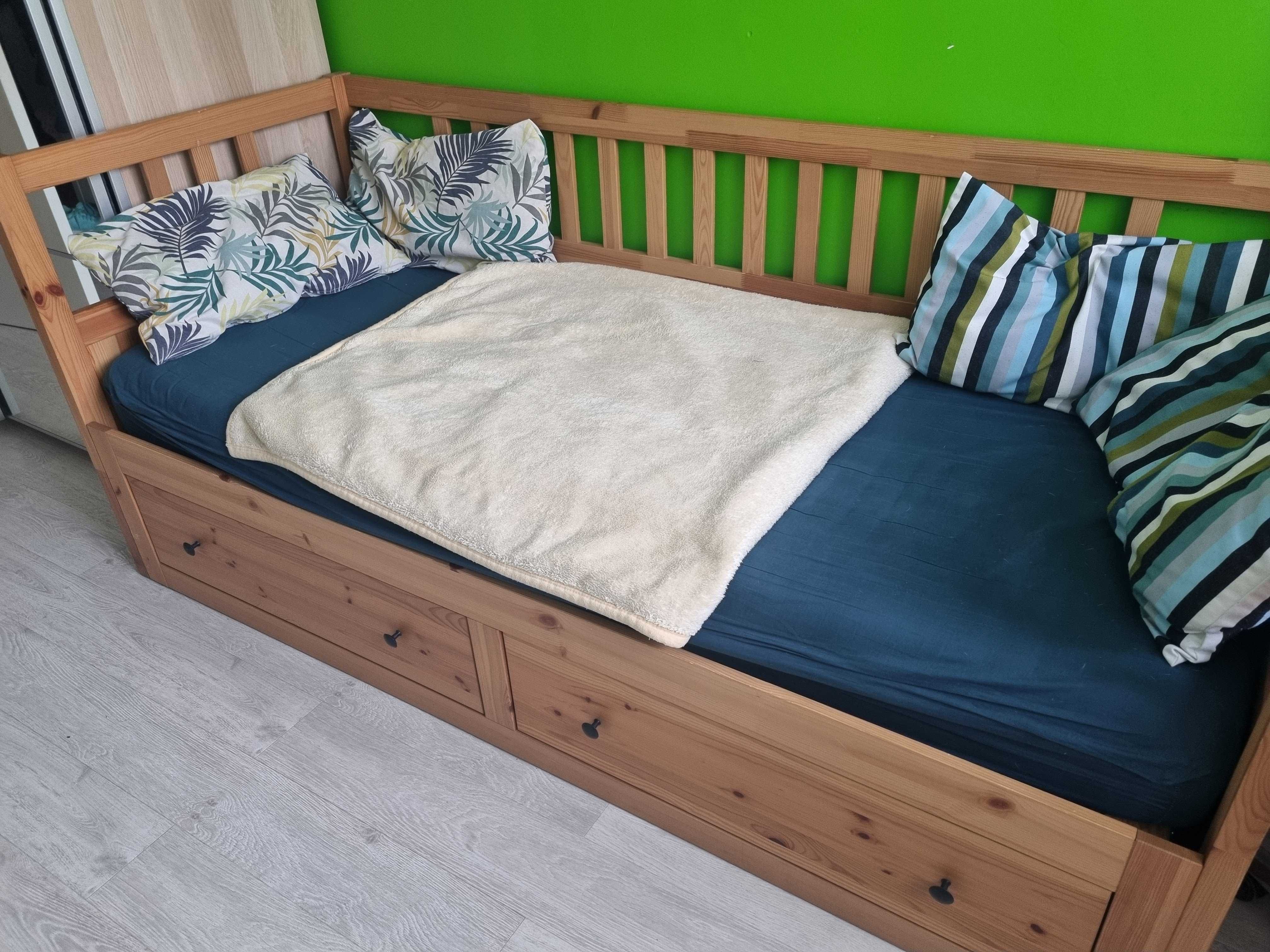łóżko drewniane IKEA HEMNES