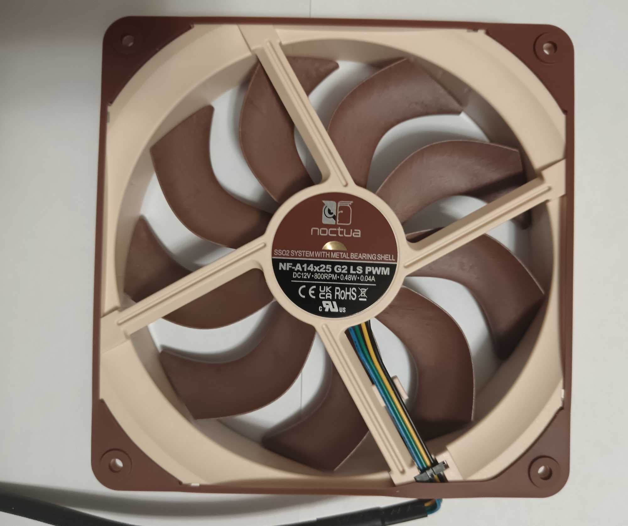 Вентилятор Noctua NF-A14x25 G2 LS (800 об./хв) PWM
