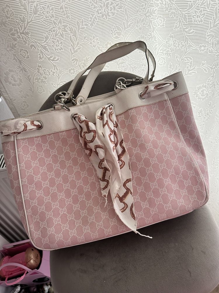 Torebka gucci made in italy różowa