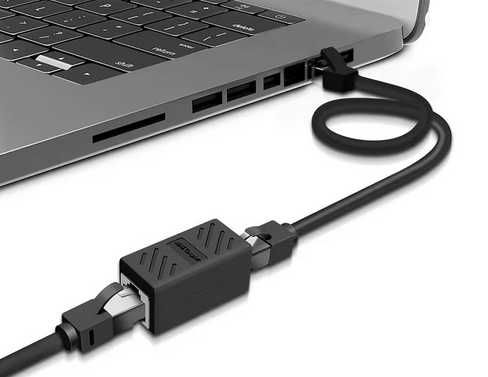 Przedłużacz kabla Ethernet, łącznik RJ45 cat 5 cat 6 cat6a złącze ż/ż