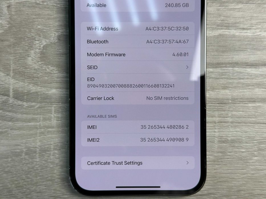 Apple iPhone 13 Pro Max - 256GB Alpine Green Neverlock ІДЕАЛ 100% АКУМ