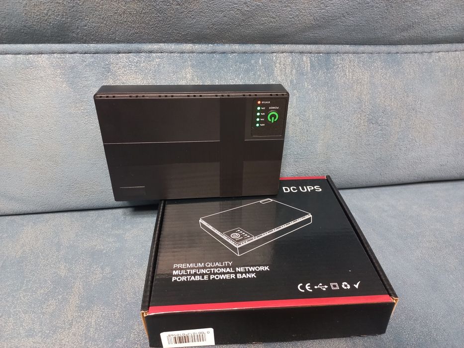 Mini UPS ДБЖ для WI-Fi роутера на 10400mAh. Підтримує 5/9/12В. DC1018P