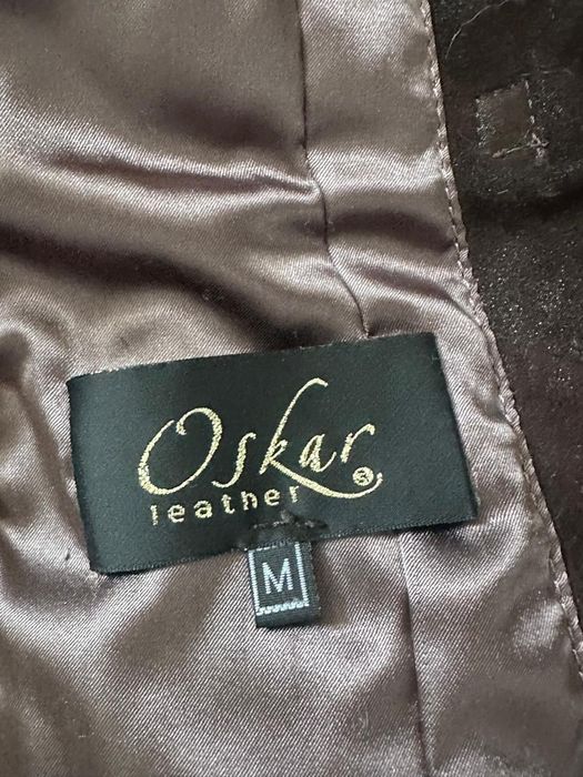 Натуральна дублянка з хутром єнота.