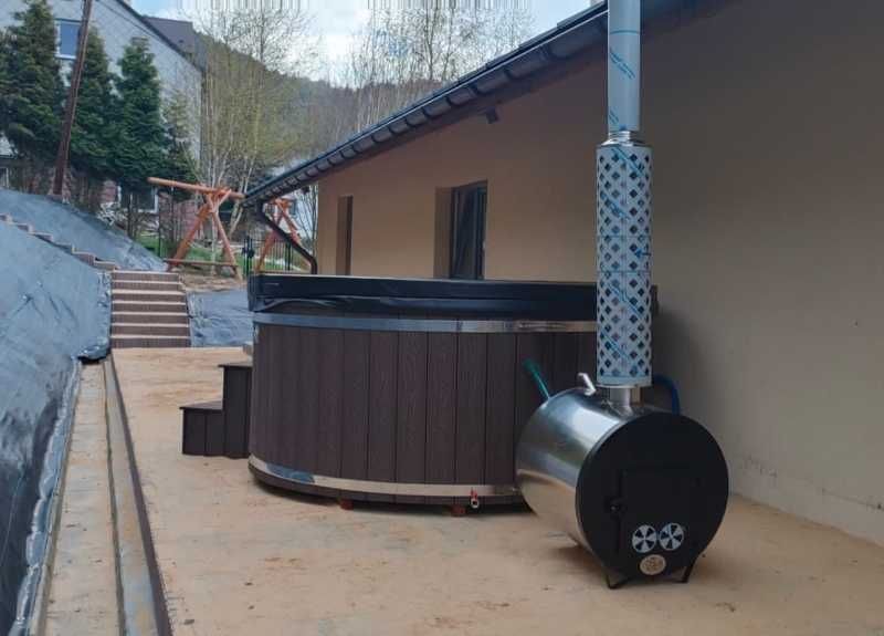 Balie ogrodowe z piecem zewnętrznym. Balia ogrodowa, ruska bania Tanio