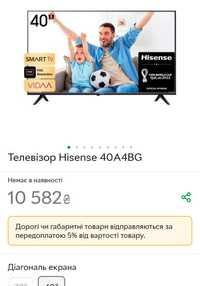 Телевізор Hisense 40A4BG