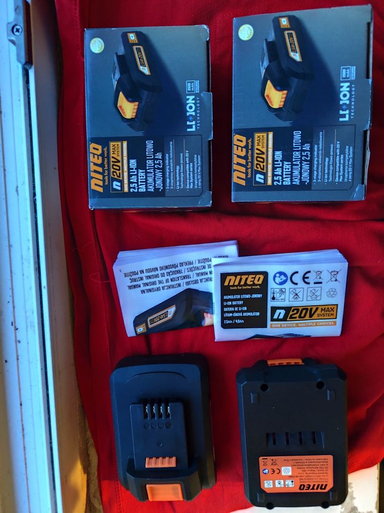 Akumulator Niteo 20 V max Nowy