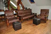 sofa 3 osobowa i dwa fotele