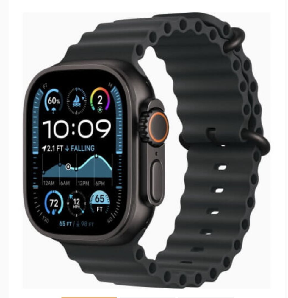 Apple Watch Ultra 2 Black Titanium Case Black Гарантія Магазин+обмін