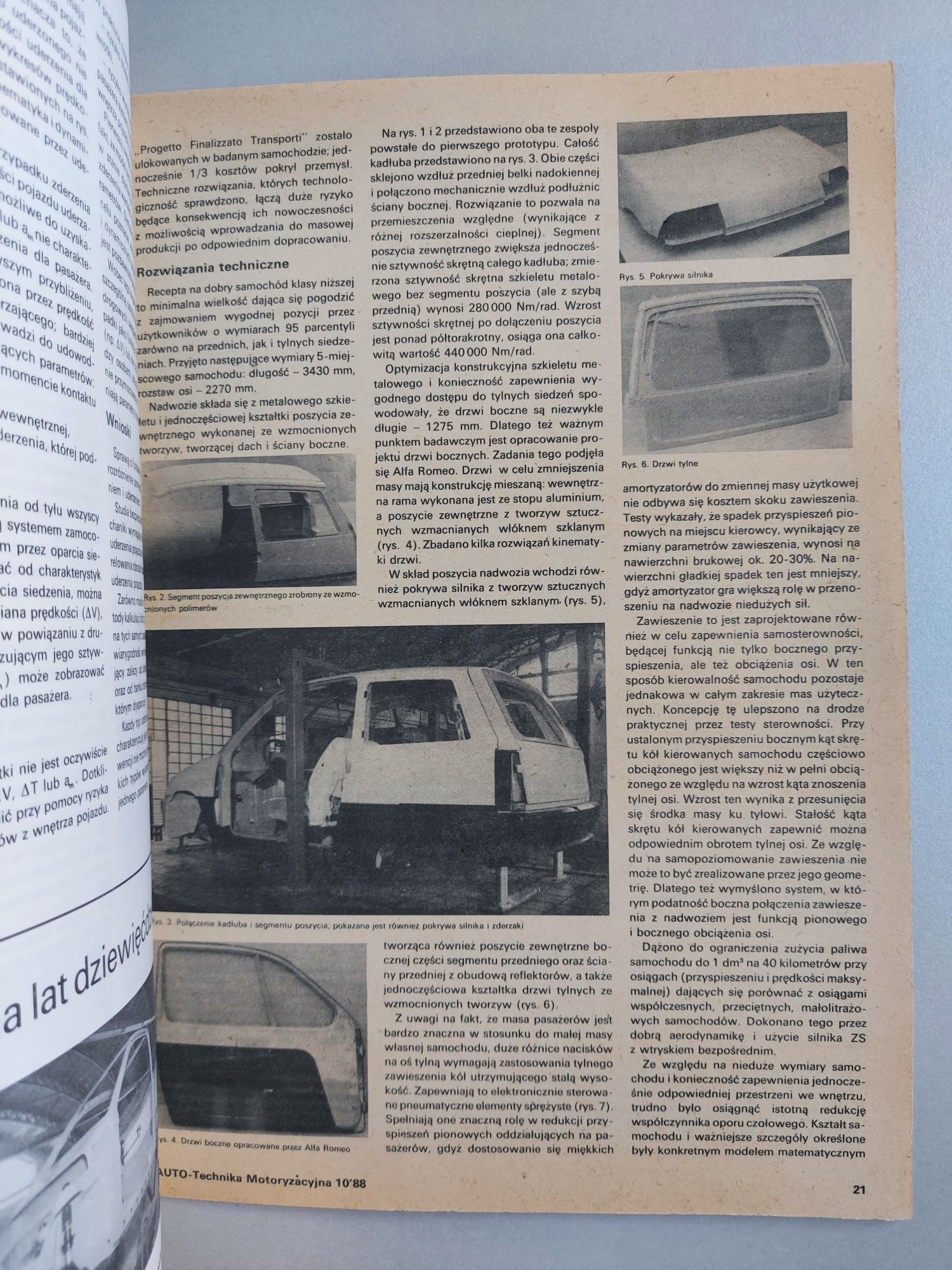 Auto technika motoryzacyjna - Czasopismo z 1988 roku