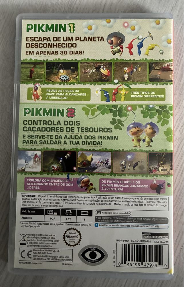 Jogo Nintendo Switch Pikmin 1+2