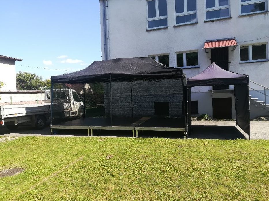 scena 3x6 podest namiot piknik zadaszenie małe plener