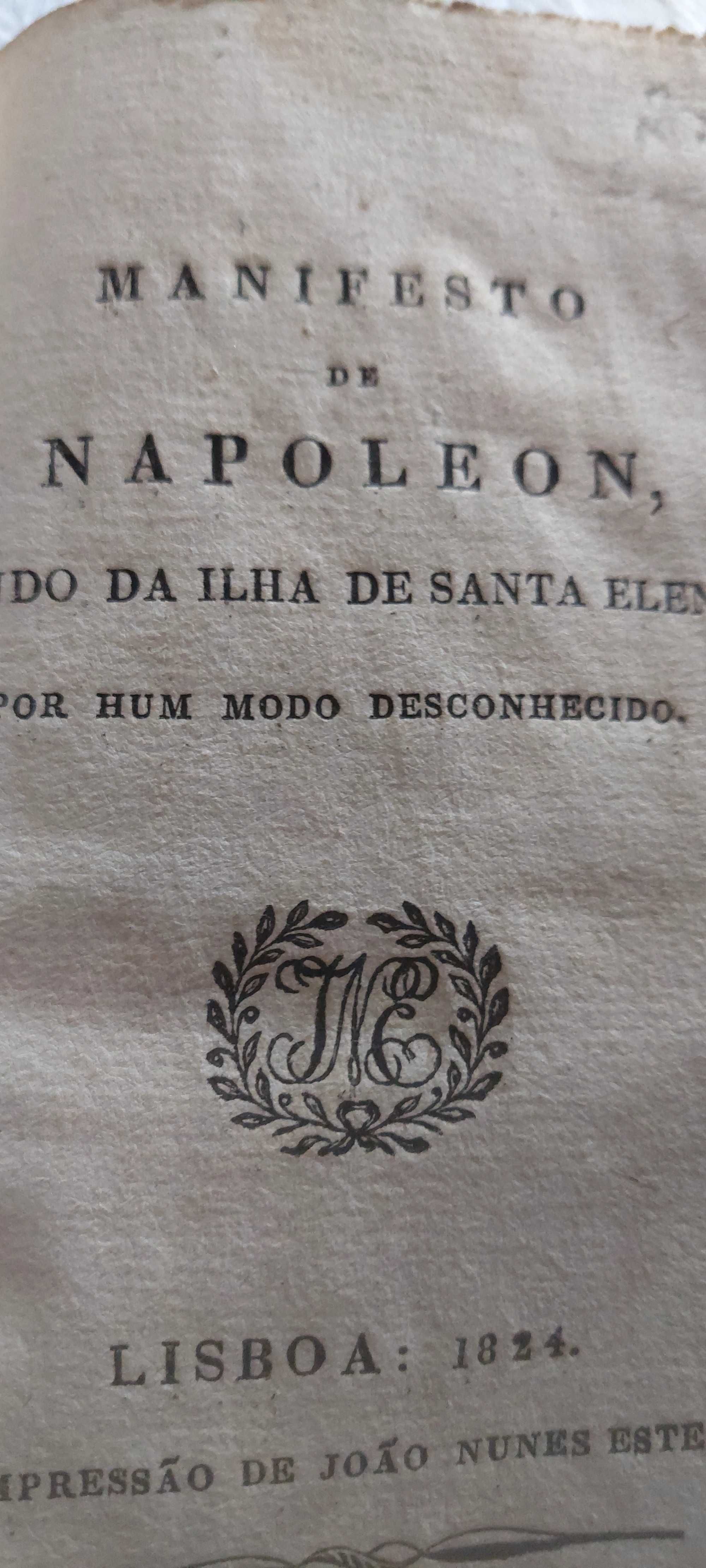 Napoleao  1824  de santa Helena