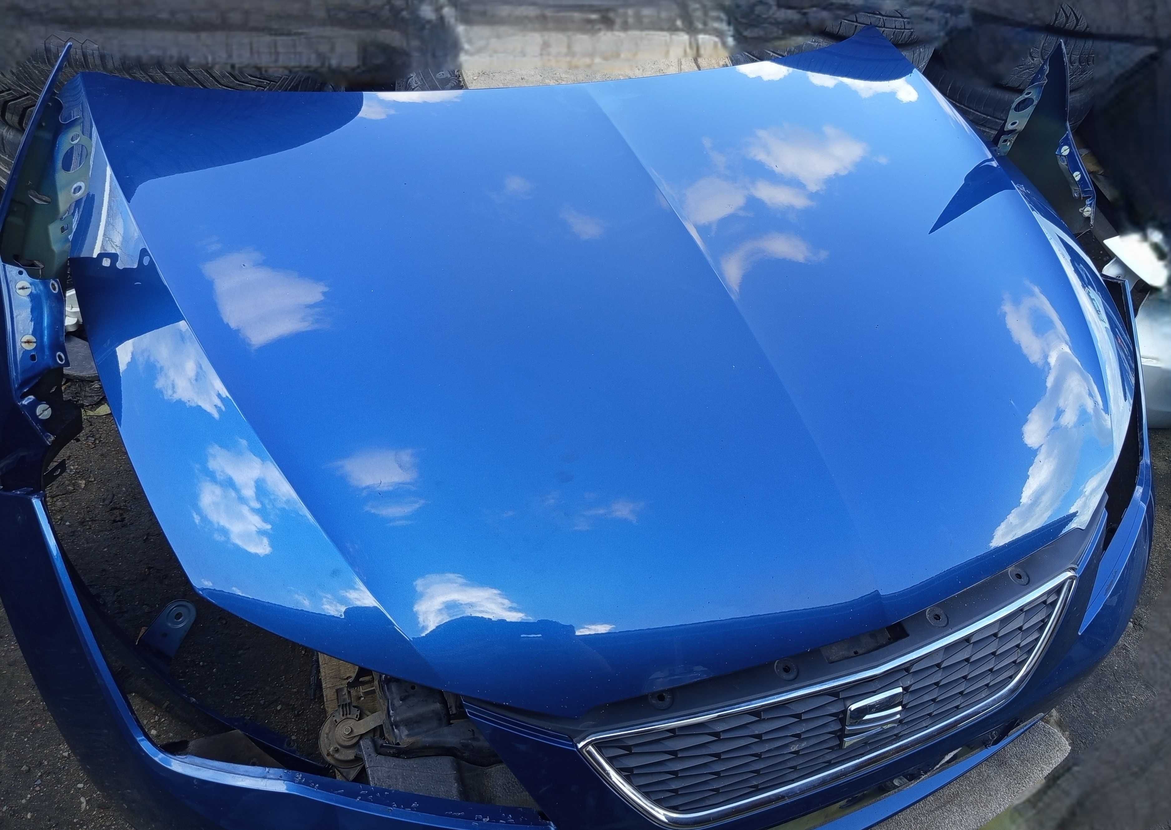 Kompletny Przód SEAT LEON III Pas Maska zderzak Błoniki lampy UK LED