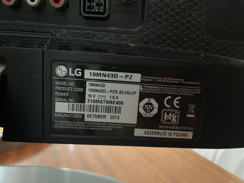 Monitor híbrido LED LG 19MN43D-PZ 19”(48cm)